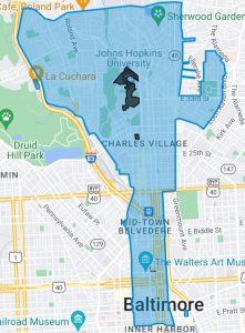 Night Ride area map